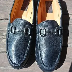 Mercanti Fiorentini Horse Bit Moc Mens Black Leath Mercanti Fiorentini | Shoes | Mercanti Fiorentini Horse Bit  main image 3